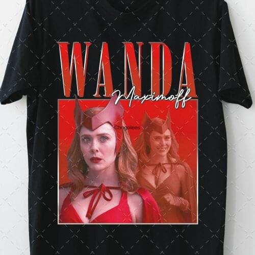 Vintage Wanda Maximoff Scarlet Witch T Shirt Wanda Vision T Shirt Homage T Shirt