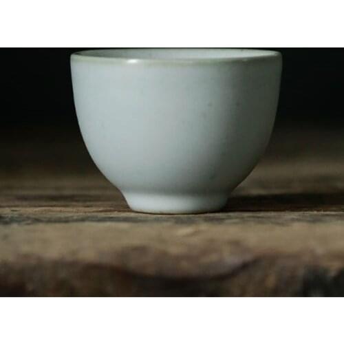 Japanese Style Vintage Small Tea Cup Single Cup Antique Blue and White Porcelain Cup Personal Master Cup Drinkware