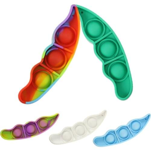 Mini Funny Game Fidget Toy Rainbow Animal Push Bubble Fidget Sensory Toys for Adult Child Time Interactive Game Fidget Toys