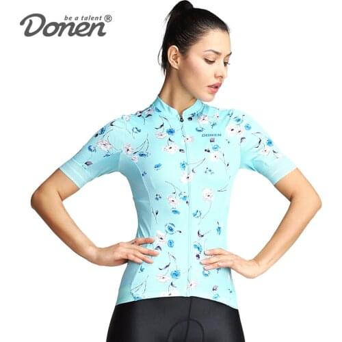DONEN NEW Anti-UV Women Cycling Jersey Long Sleeve Autumn Women MTB Bike Clothes Wear Cycling Bicycle Clothing Ropa Ciclismo
