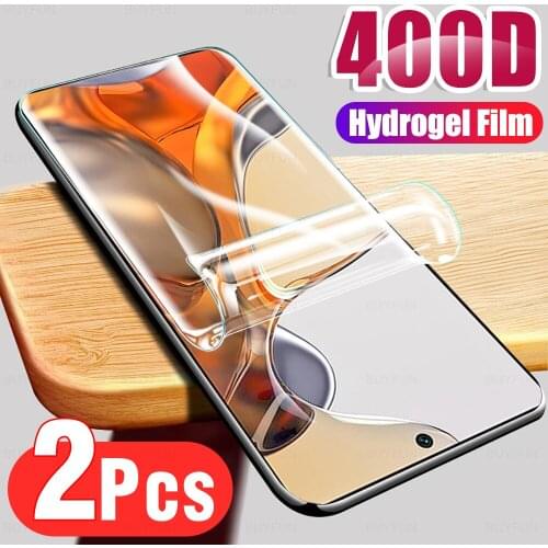 2Pcs HD Full Cover Soft Hydrogel Film For Xiaomi Mi 11T Pro Phone Screen Protection For Xaomi Mi11T 6.67inch Protector Not Glass