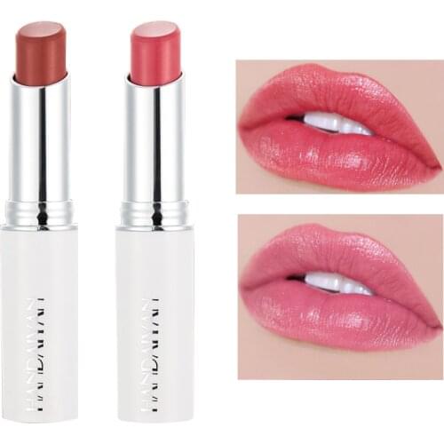 2pcs Sexy Matte Lipstick Moisturizing Lip Glaze Natural Waterproof Velvet Lip Glosses Makeup Long Lasting Sexy Lipstick