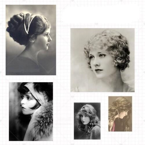 22PCS vintage Stickers Crafts And Scrapbooking stickers book Decorative sticker DIY Stationery