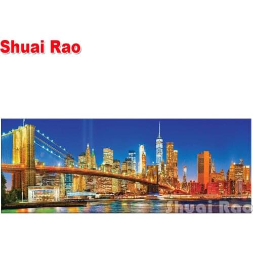 Large size 5d DIY Diamond Painting New York night view Full Square/round Drill Cross Stitch Diamond Embroidery sale living room