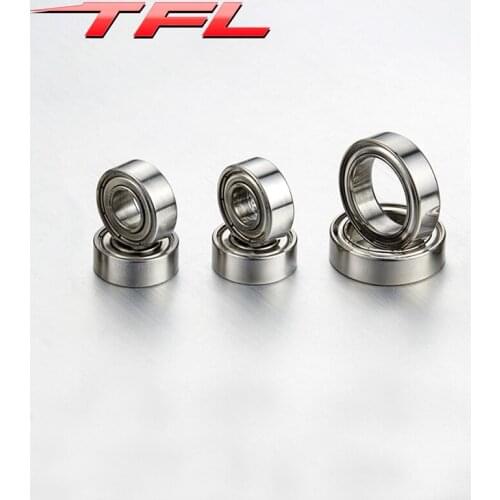 TFL RC Car Accessories 1/10 AXIAL SCX10 Wraith Rock Crawler Metal Rear Axle Bearing Upgraded TH01794-SMT6