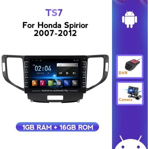 Car Multimedia radio player For Honda Spirior Accord 8 2008 2009 2010 2011 2012 IPS Auto audio stereo USB Bluetooth 2 din