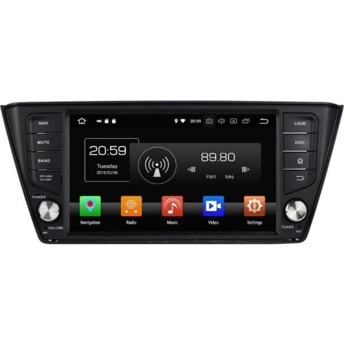 8" Octa Core Android 8.0 Car Radio DVD GPS Navigation for Skoda Fabia 2015 2016 2017 4GB RAM Bluetooth WIFI USB DVR 32GB ROM