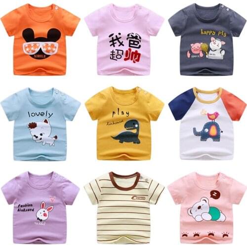 ChildrenS Short-Sleeved T-Shirt Cotton Girls Summer Baby Summer Kids 2020 Boy Girl Top ChildrenS Tshirt Summer Tshirts