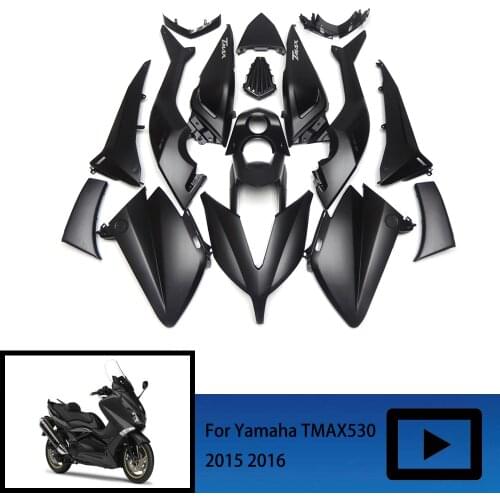 Motorcycle TMAX530 2015-2016 ABS plastic fairing kit, suitable for Yamaha T-MAX530 TMAX 530 15-16body protective housing fairing