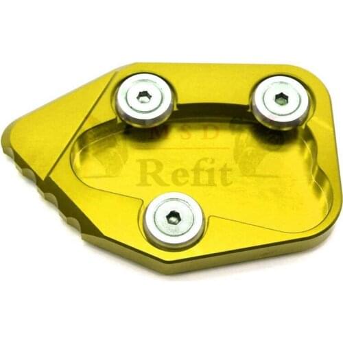 Motorcycl CNC Side Stand Kickstand Kick Stank Extension Foot Plate Pad For HONDA CBR1000RR 2008-2016 CBR1000 RR