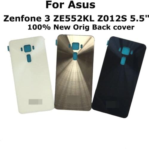 100% Orig New 5.5" For Asus Zenfone 3 ZE552KL Z012S 5.5" Glass Rear Back Door Housing Battery Door Cover