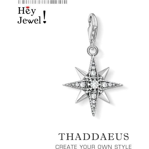 Charms Royalty Star 2019 New 925 Sterling Silver Lobster Clasp Pendants Fashion Jewelry Making Handmade Craft For Women