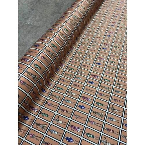 Stretch silk Camel Base Baise Clothing Character Fabric Shirt Dress Clothing Cloth diyM Home Counter Same Fabric