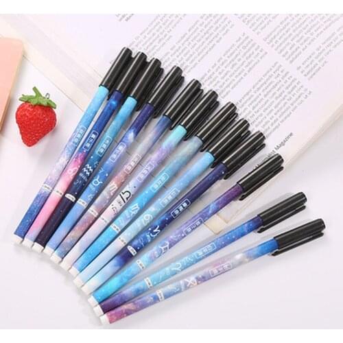 1 Pcs Mixed Styles Stationery Cute Twelve Constellation Pens School Office Kawaii Supplies Creative Gift Stationary Supplies