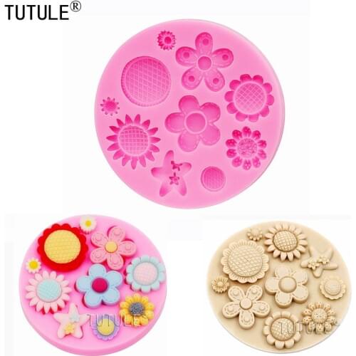Roses Silicone Rubber Food Safe Mold-polymer clay,flower mold,Tiny Chrysanthemum Silicone Rubber Flexible-resin Mold