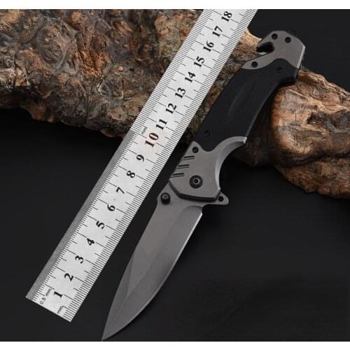 Folding Knife Stainless Steel Folding KnifeMulti-function Edged Survival Knife Outdoor Self-defense Knife Portable Folding Knife