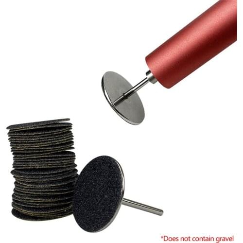 Replaceable Sandpaper Disc Cuticle Callus Remove Tool For Electric Foot File Callus Hard Dead Skin Pedicure Tools