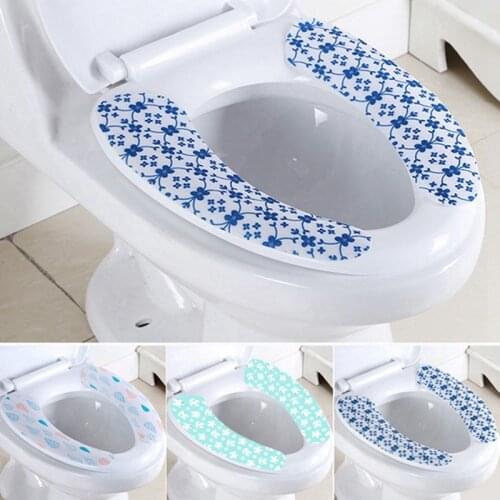 Washable Adhensive Washroom Warm Toilet Seat Pad Cover Brand
