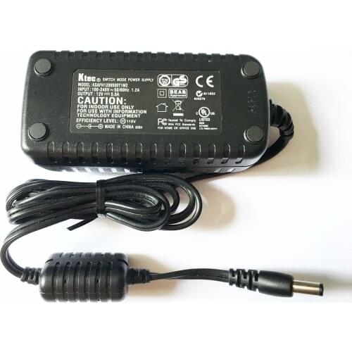 1PCS New Genuine Original KTEC 12V 5A Adapter Power Supply DC 5.5mm x 2.1mm For LED Strip light transformer