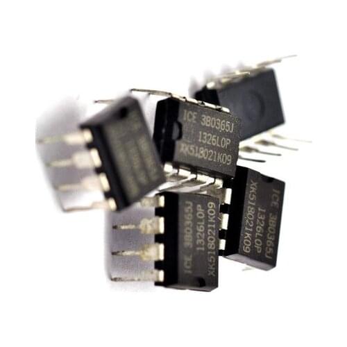 10PCS ICE3B0365J 3B0365 ICE3B0365 DIP8 liquid crystal chip