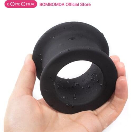 BOMBOMDA Super Huge Butt Plug Anal Rings Hollow Anal Plug Silicone Speculum Sex Appliance Dilator Prostate Massager