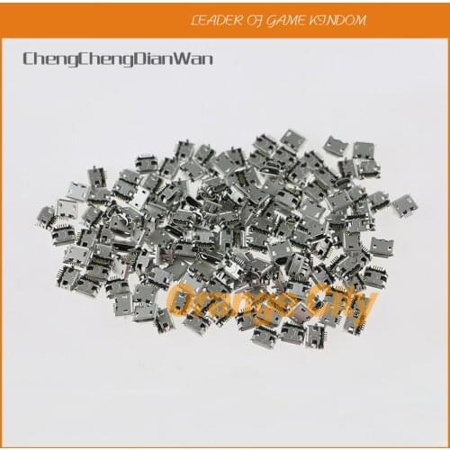 ChengChengDianWan Micro mini usb jack socket connector charging port Power Joystick Power for PS4 Wireless Controller 40pcs/lot