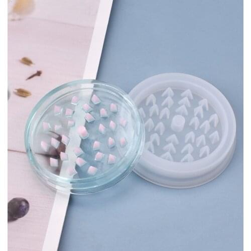 DIY Herb Grinder Tobacco Shredder Epoxy Resin Molds Ashtray Tobacco Grinder Spice Mills Crusher Silicone Mold self-made Box
