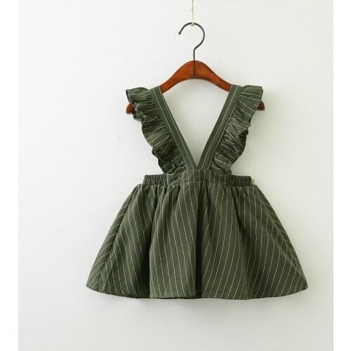 Girls' Cute Baby Stripe Dress Casual Joker Childrens dress