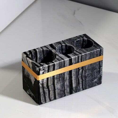 Marble Bathroom Electric Toothbrush Holder/Rack Toothpaste Box Shelf Bath Accessories Storage Organizer Nordic Style Square Type