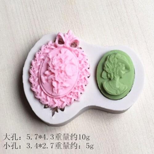 Wholesale/retail,free shipping,p665 Medal Aroma Gypsum chocolate mould silicone cake decoration mold