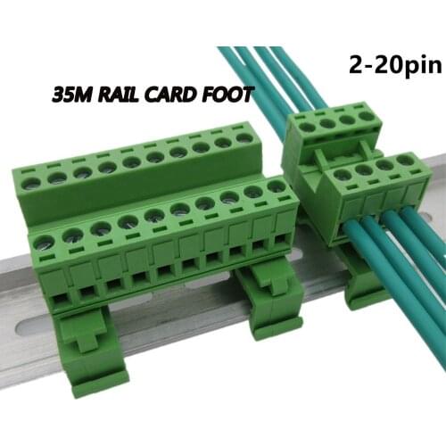 Orbital solderless butt 2EDG-UKR-5.08mm mounting 35mm rail terminal docking 2p-20p