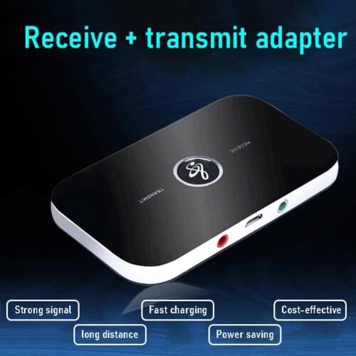 Bluetooth 5.0 Receiver Portable 3.5mm Jack Wireless Transmitter Audio Adapter for PC