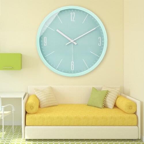 Simple wall clock plastic modern design silent classic wall clock art living room creative Reloj Pared Wall Clocks BG50WW