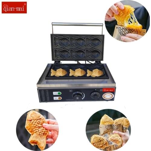 Hot Sale New design Kitchen Equipment Commercial Fish Waffle sacai waffle Maker Machine