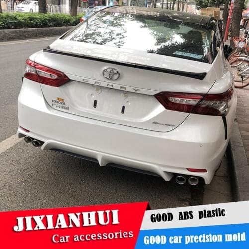 For Camry Spoiler 2018-2019 Toyota Camry dy Spoiler ABS plastic Material Car Rear Wing Color Rear Spoiler