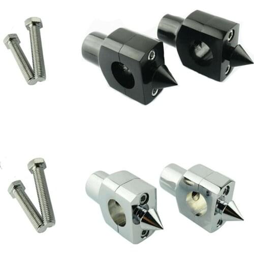 1" 25mm Universal Handlebar Riser Handle Bar Risers Mount Clamp For Honda Suzuki Yamaha Kawasaki Custom Chopper Bobber