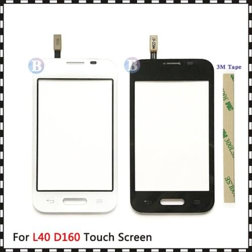 High Quality 3.5" For LG Series III L40 D160 and L40 Dual D170 Touch Screen Digitizer Sensor Outer Glass Lens Panel+Tracking