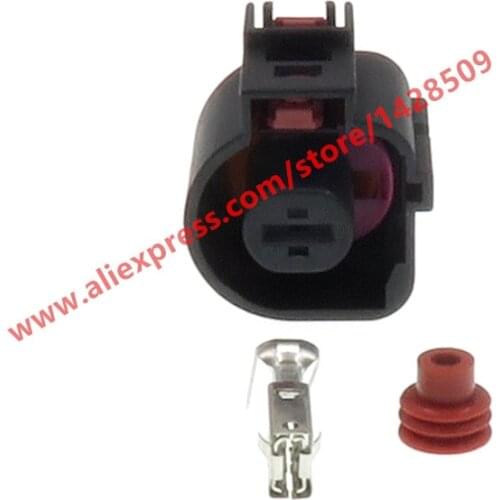 10 Sets 1 Pin Automotive Starter Motor Plug Connector 1K0 973 751 For VW Sagitar Magotan Golf Audi 1K0973751