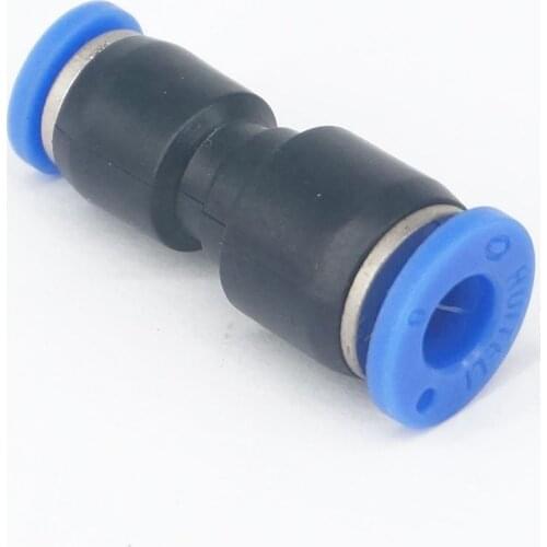 10pcs Fit Tube O/D 6mm Turn to 4mm Pneumatic Push in Reducing Reducer Connector