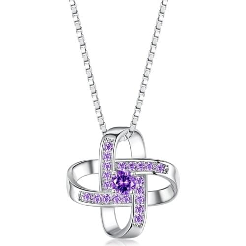 2020 New Crystals from Swarovskis Simple Heart Necklace Eternity personality Lucky For Women Female Necklaces Party gift