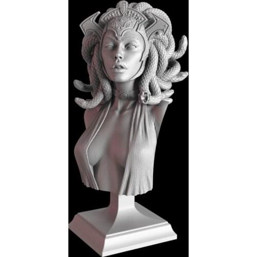 60mm Resin Model Kits Medusa Bust Unpainted No Color RW-138B