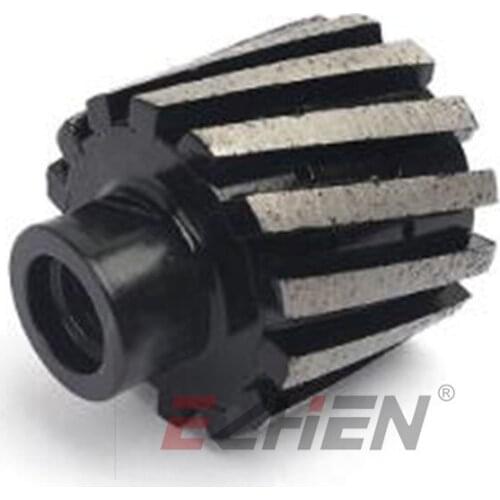 Abrasive grinding drum wheel with super sharp and safe diamond zero tolerance drum abrasive grinding wheels with thread 5/8-11