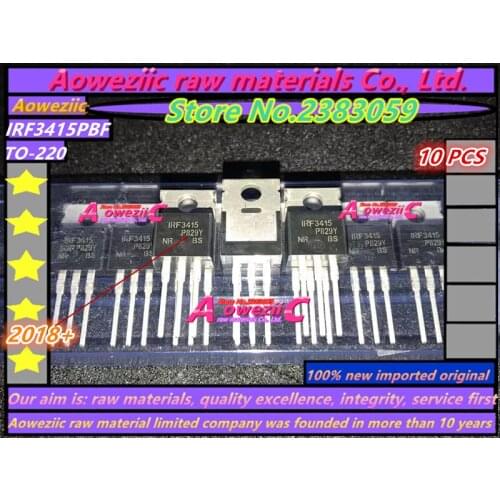 Aoweziic 2018+ 100% new imported original IRF3415 F3415 IRF3415PBF TO-220 / IRF3415STRLPBF IRF3415S F3415S TO-263 FET 150V 43A