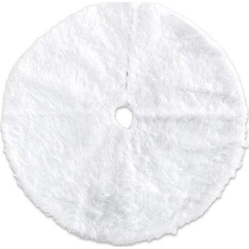 White Plush Christmas Tree Dress Fur Carpet Merry Christmas Home Decoration Christmas Tree Dress New Year Decoration