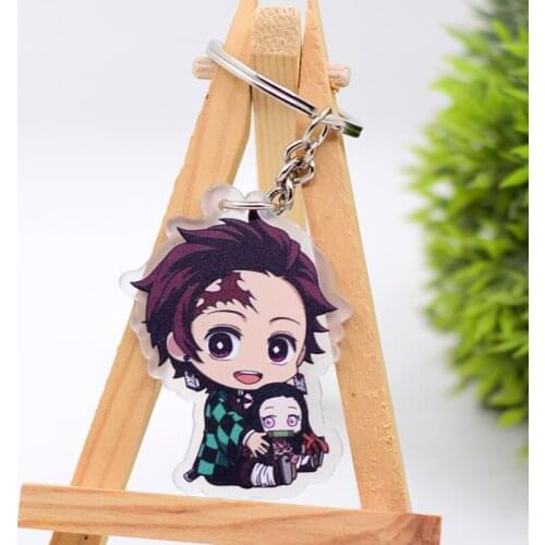 Demon Slayer Keychain Anime Kimetsu no Yaiba Keyring WL0417