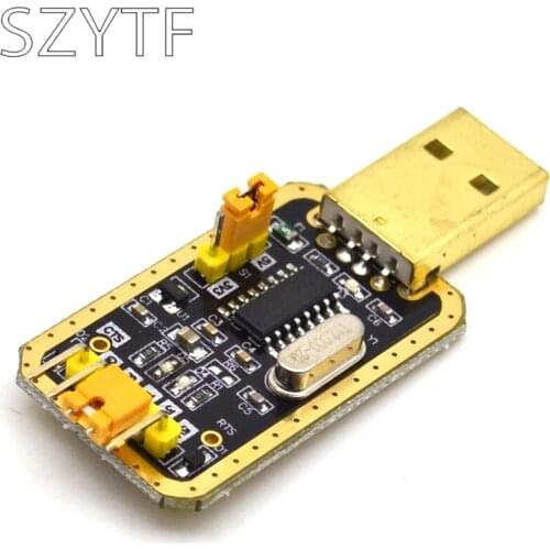 CH340G RS232 upgraded USB to TTL module to serial in nine upgrade board with Brush cable