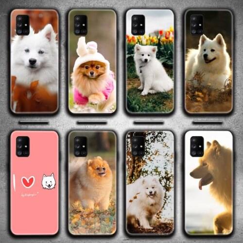 Japanese Spitz Dog Phone Case For Samsung Galaxy A21S A01 A11 A31 A81 A10 A20E A30 A40 A50 A70 A80 A71 A51