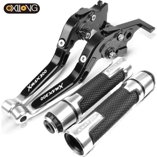 For Yamaha X-Max 300 XMax 300 X-MAX300 2016 2017 2018 2019 Motorcycle Accessories Brake Clutch Levers Handlebar Hand Grips ends