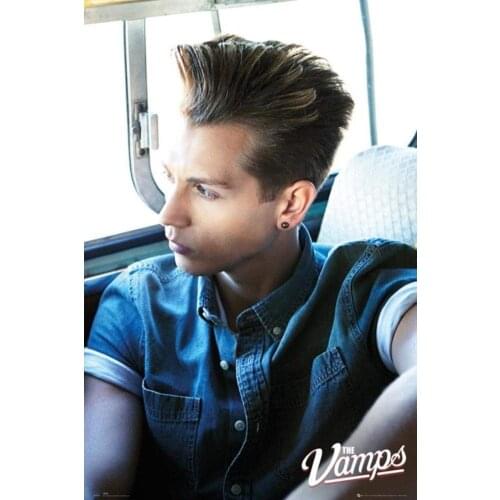 Home Decor The Vamps - James-Silk Art Poster Wall Sticker Decoration Gift
