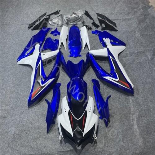 Fit for Suzuki GSXR600 08 10 Fairing GSX R 750 08 10 Fairing Kits GSXR 750 600 2008 - 2010 K8 white blue black Bodywork